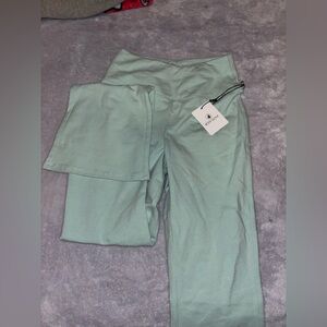 Mint Green flare leggings